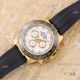 Knock-off V3 Rolex Daytona 43MM White Face Gold Case Rubber Strap Watch (2)_th.JPG